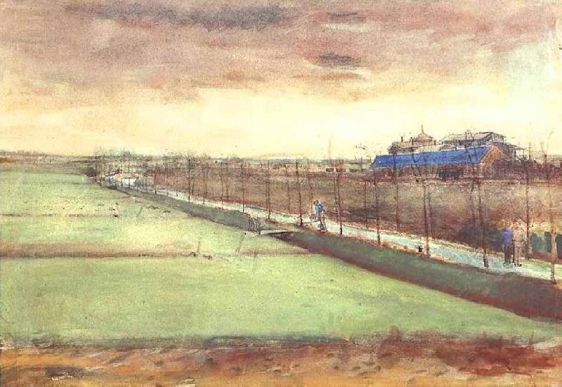 Vincent Van Gogh Meadows near Rijswijk and the Schenkweg oil painting image